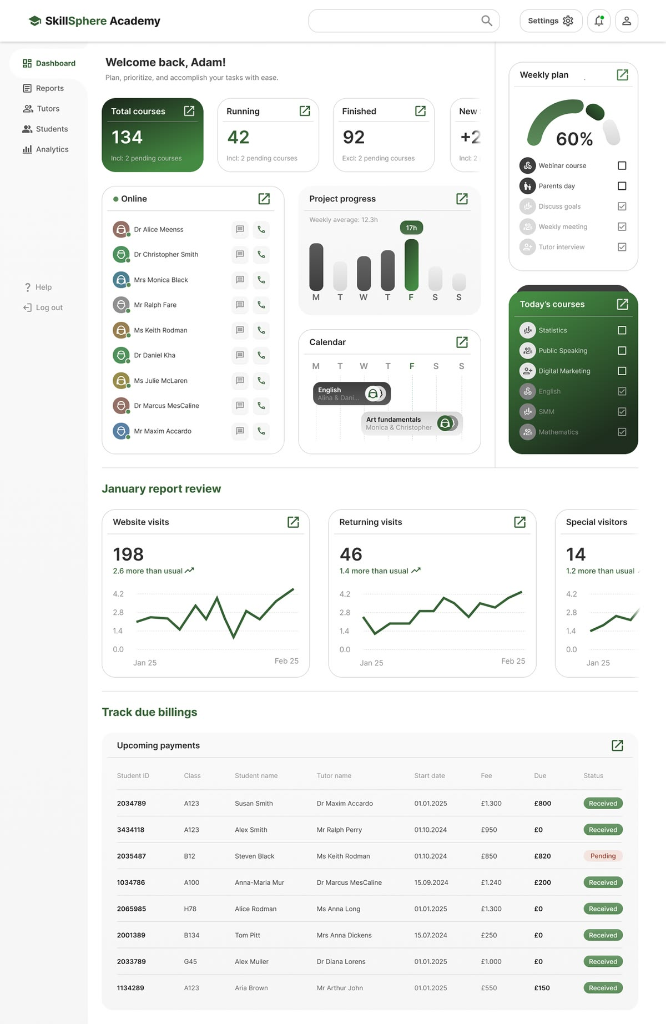 SkillSphere EdTech LMS