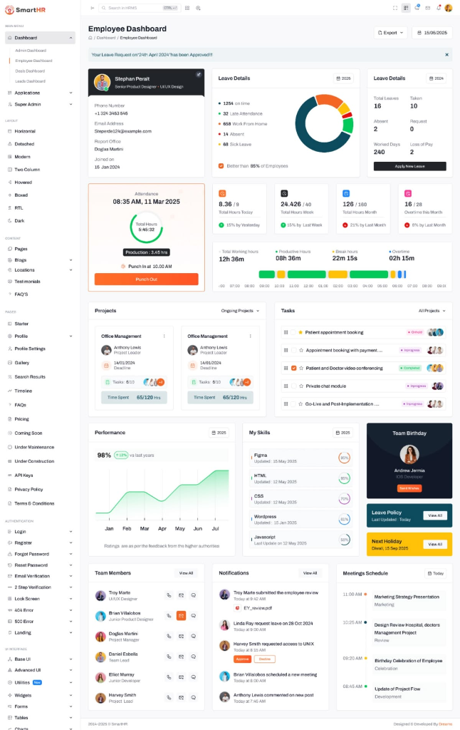 SmartHR workforce ERP